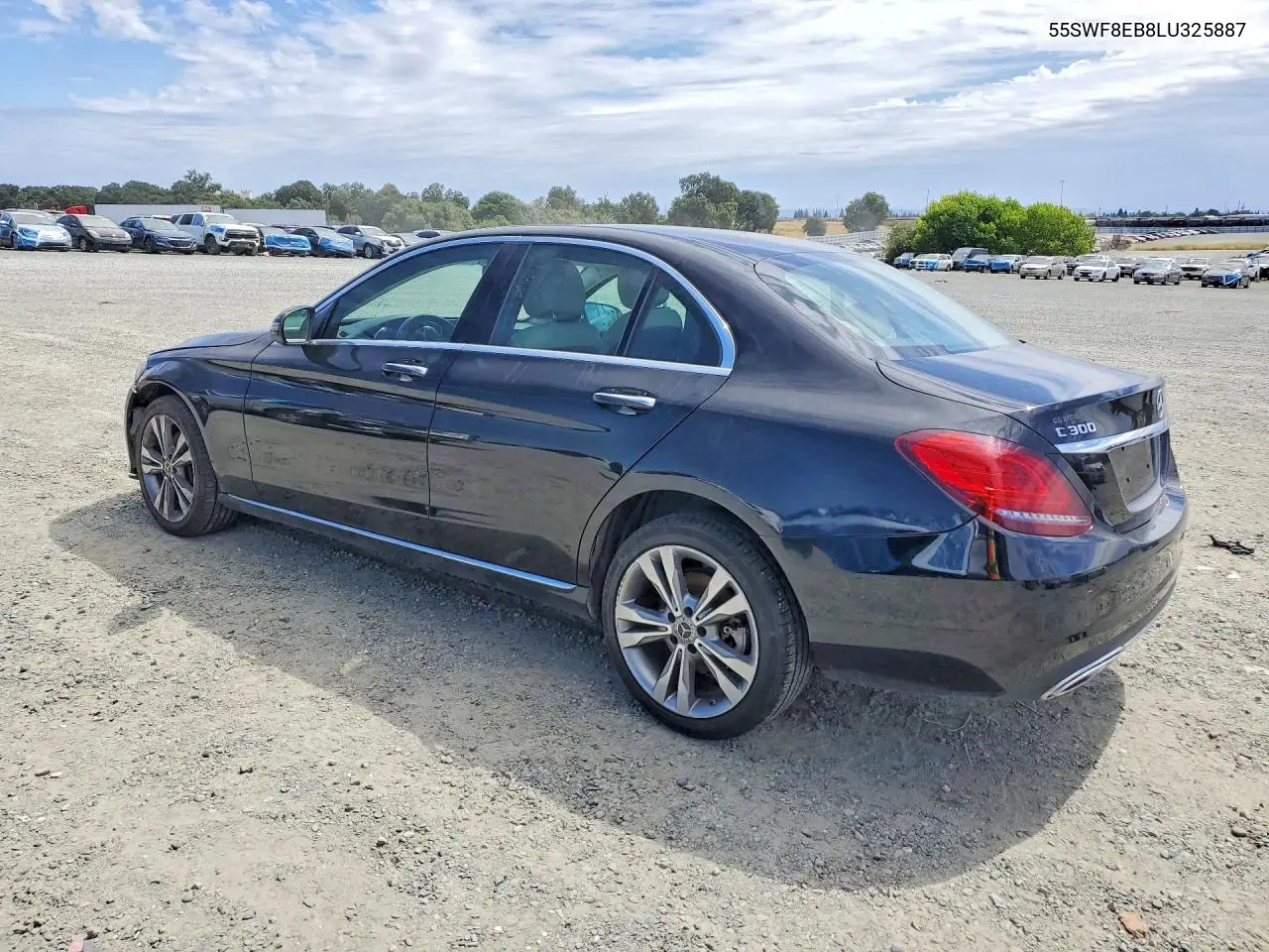 2020 Mercedes-Benz C 300 4Matic VIN: 55SWF8EB8LU325887 Lot: 58770496