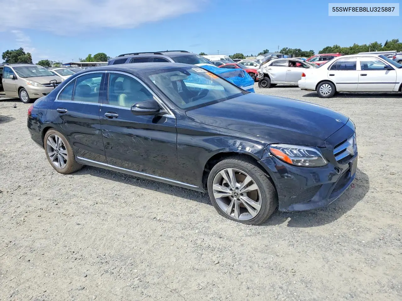 2020 Mercedes-Benz C 300 4Matic VIN: 55SWF8EB8LU325887 Lot: 58770496