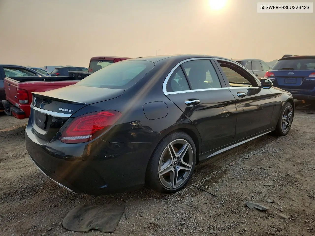 2020 Mercedes-Benz C 300 4Matic VIN: 55SWF8EB3LU323433 Lot: 61181256