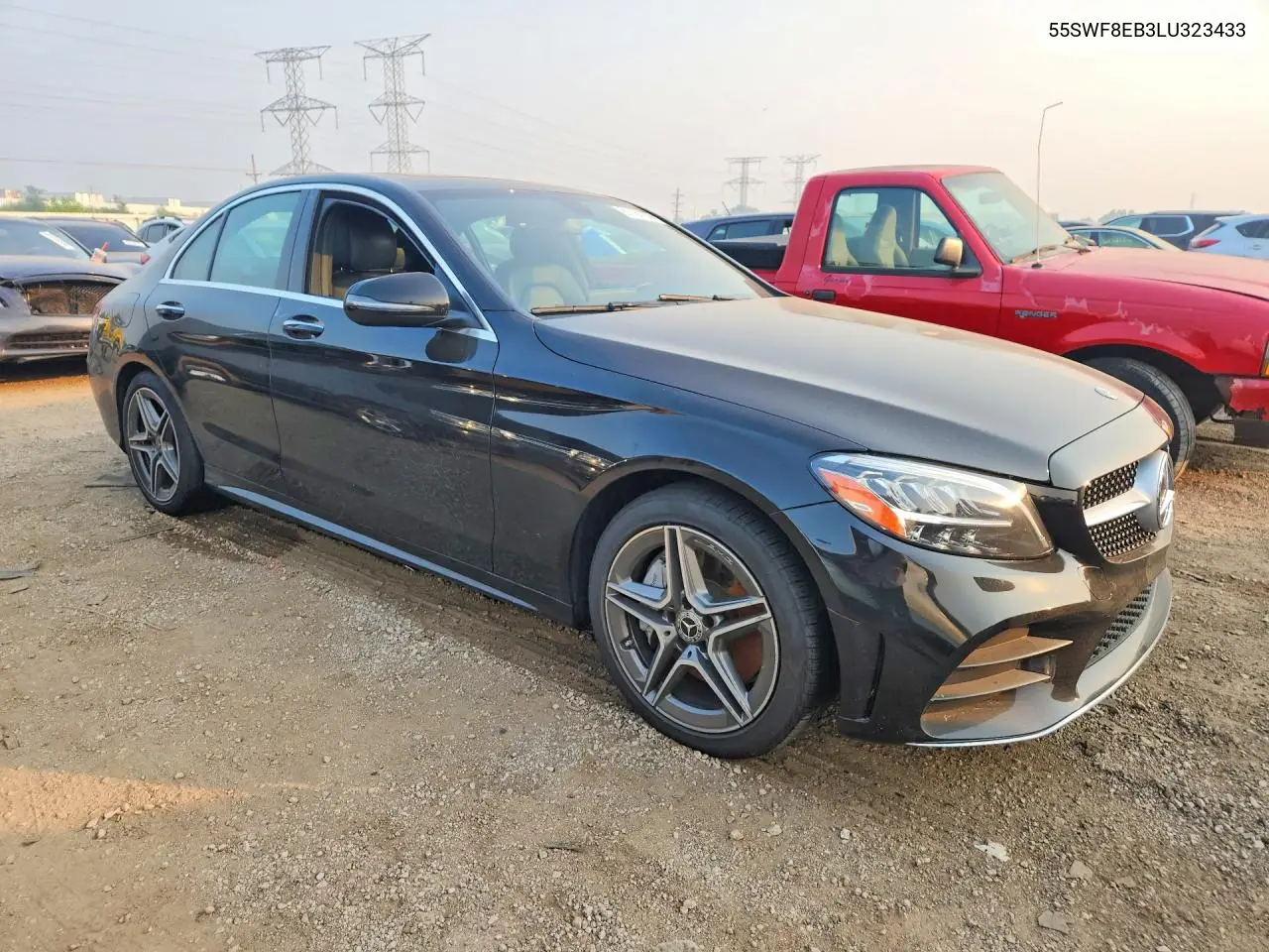 2020 Mercedes-Benz C 300 4Matic VIN: 55SWF8EB3LU323433 Lot: 61181256