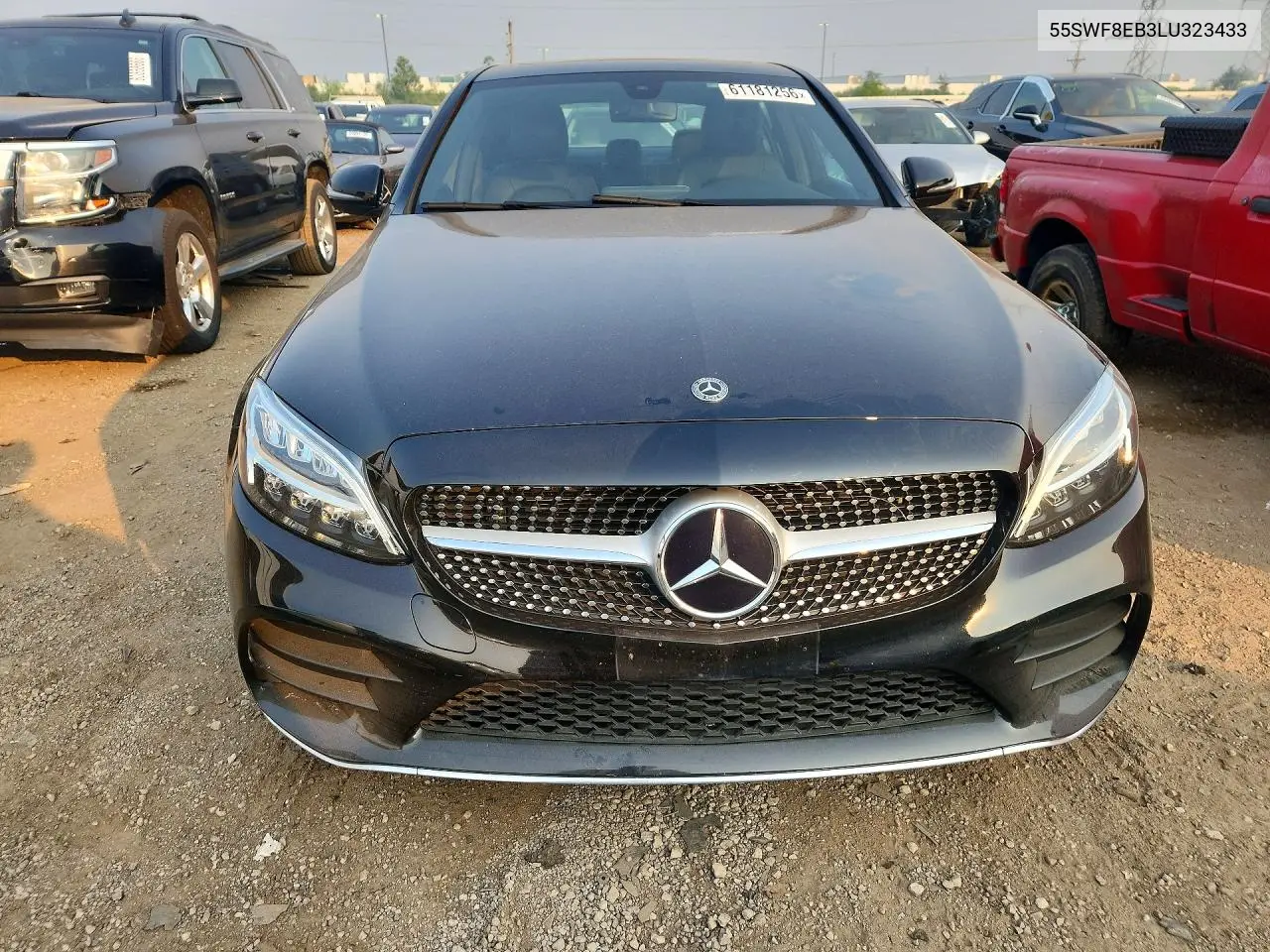 2020 Mercedes-Benz C 300 4Matic VIN: 55SWF8EB3LU323433 Lot: 61181256