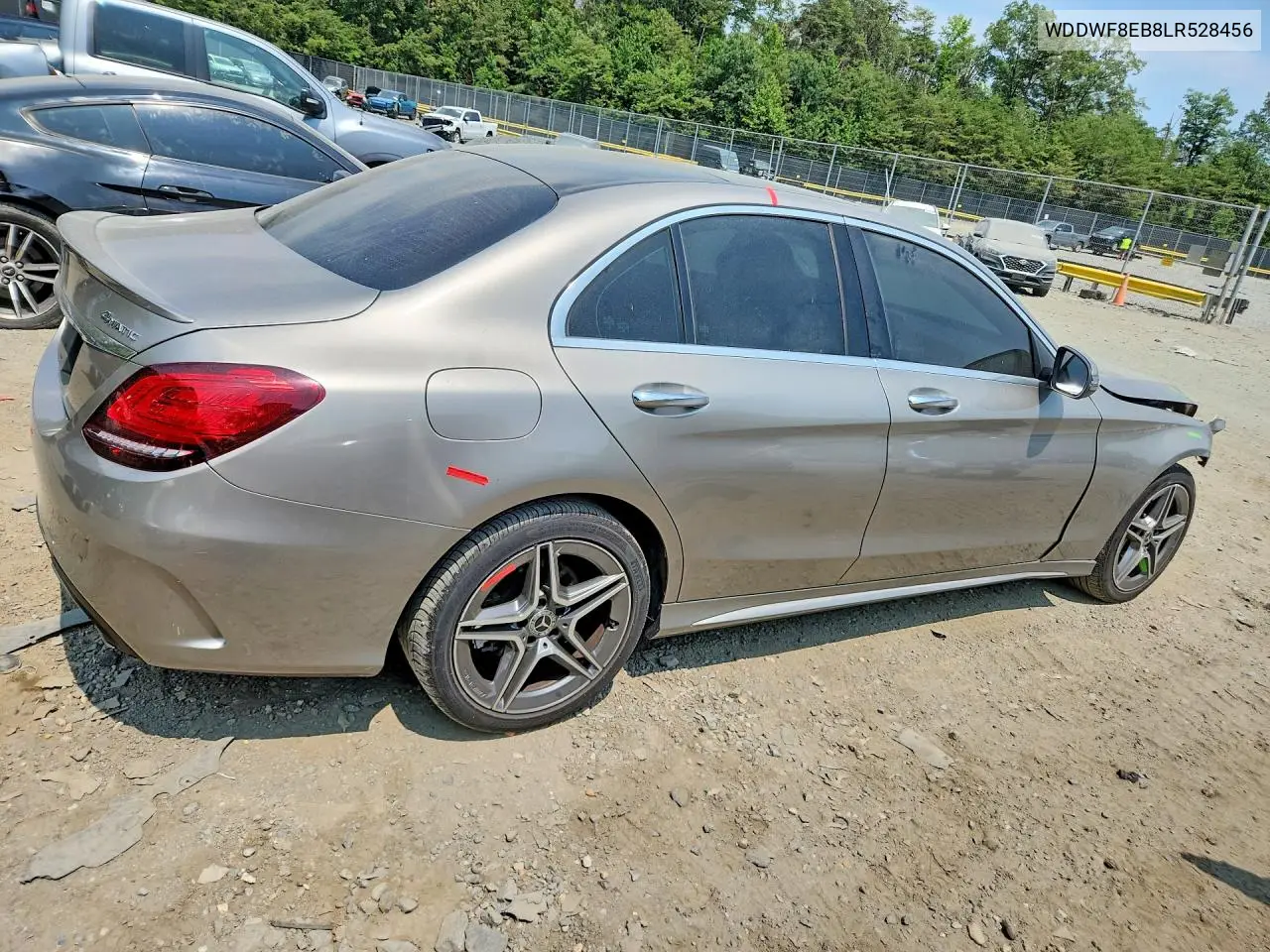 2020 Mercedes-Benz C 300 4Matic VIN: WDDWF8EB8LR528456 Lot: 61425566