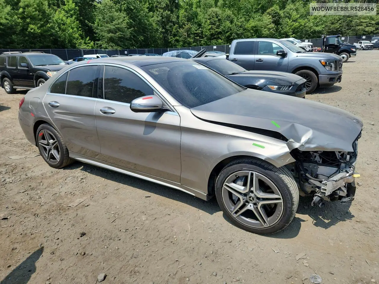 2020 Mercedes-Benz C 300 4Matic VIN: WDDWF8EB8LR528456 Lot: 61425566