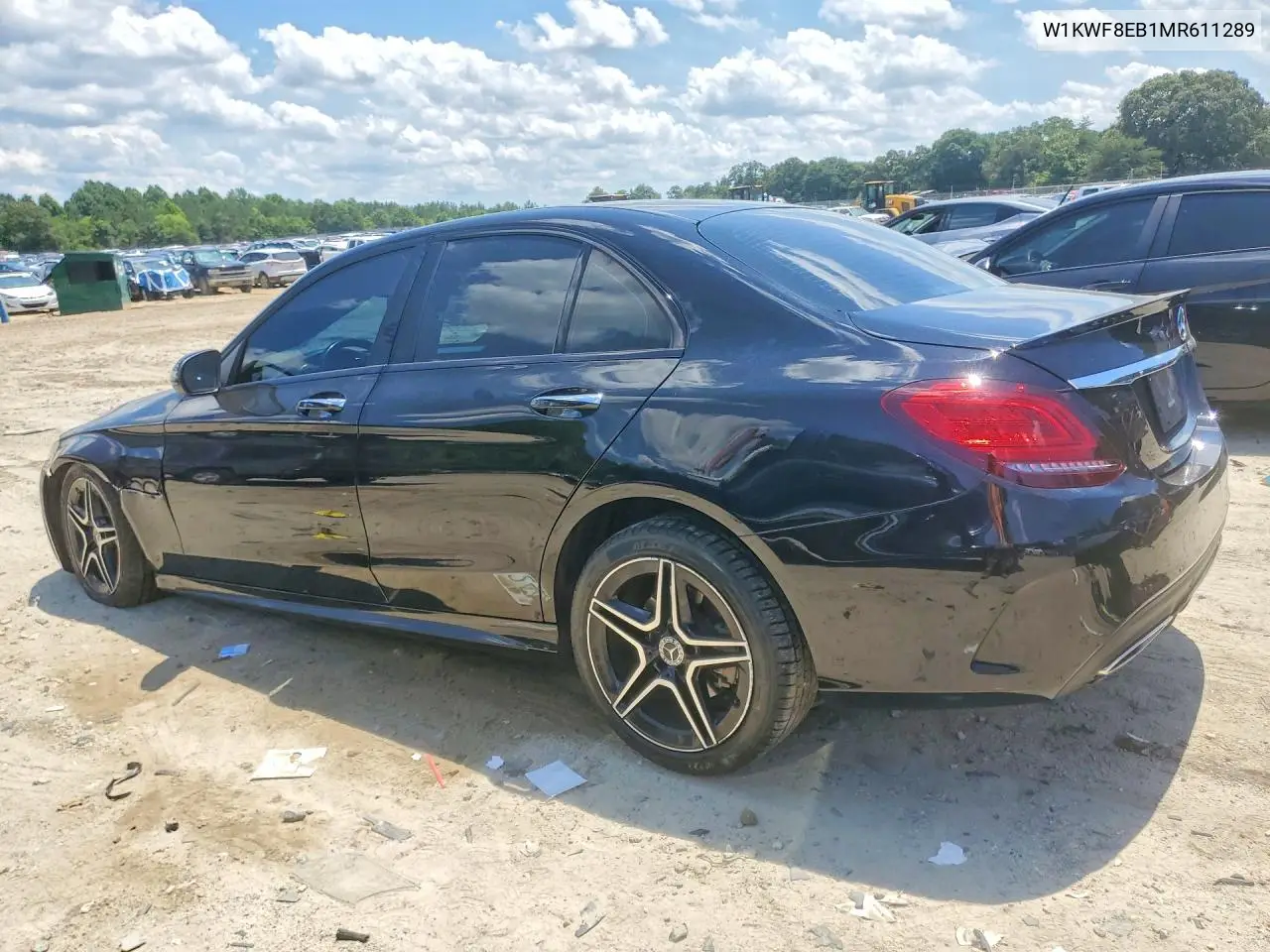 2021 Mercedes-Benz C 300 4Matic VIN: W1KWF8EB1MR611289 Lot: 57086836