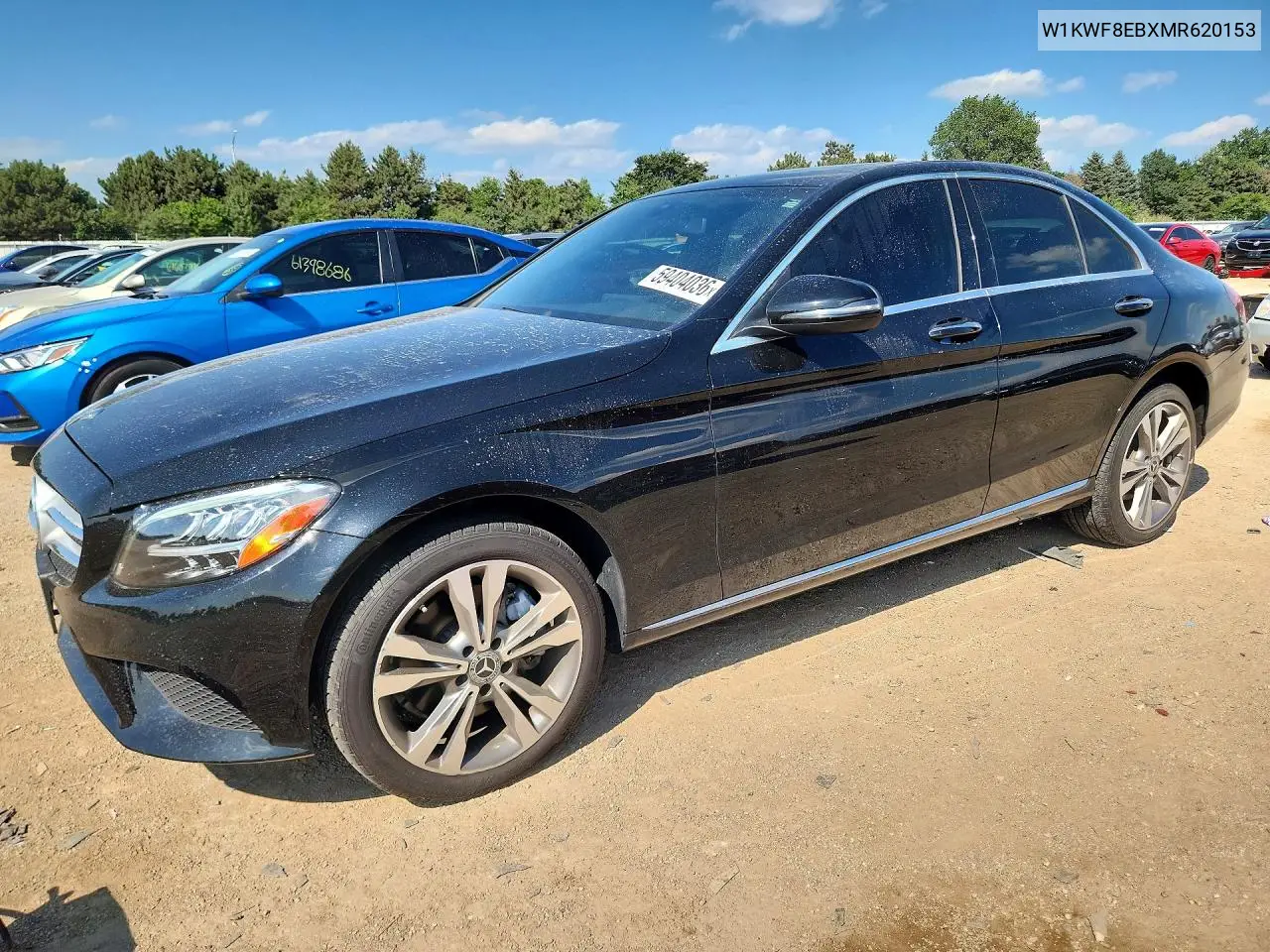 2021 Mercedes-Benz C 300 4Matic VIN: W1KWF8EBXMR620153 Lot: 59404036