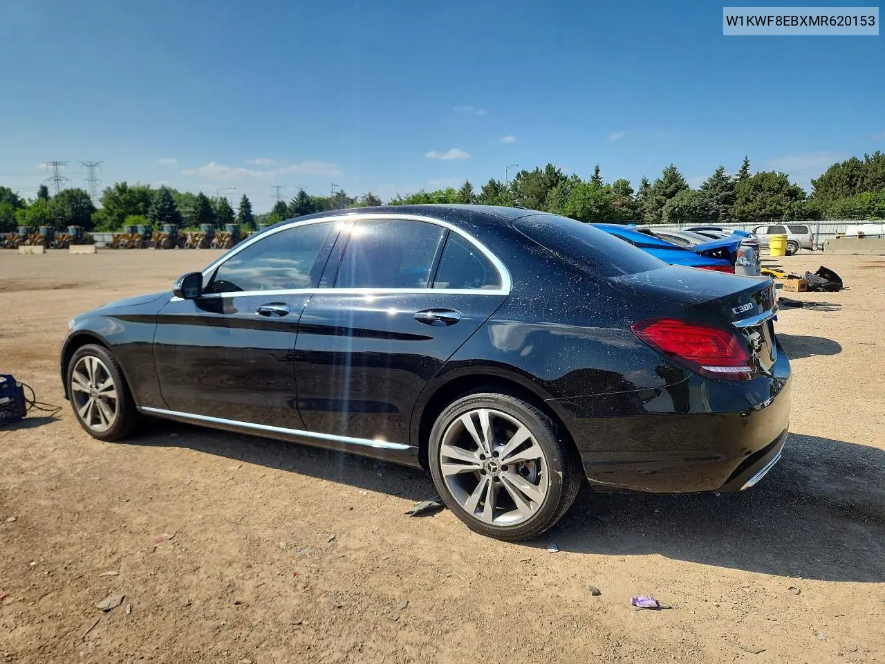 2021 Mercedes-Benz C 300 4Matic VIN: W1KWF8EBXMR620153 Lot: 59404036
