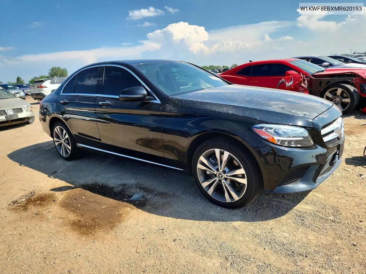 2021 Mercedes-Benz C 300 4Matic VIN: W1KWF8EBXMR620153 Lot: 59404036