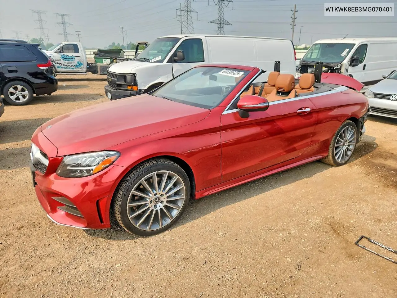 2021 Mercedes-Benz C 300 4Matic VIN: W1KWK8EB3MG070401 Lot: 60690926