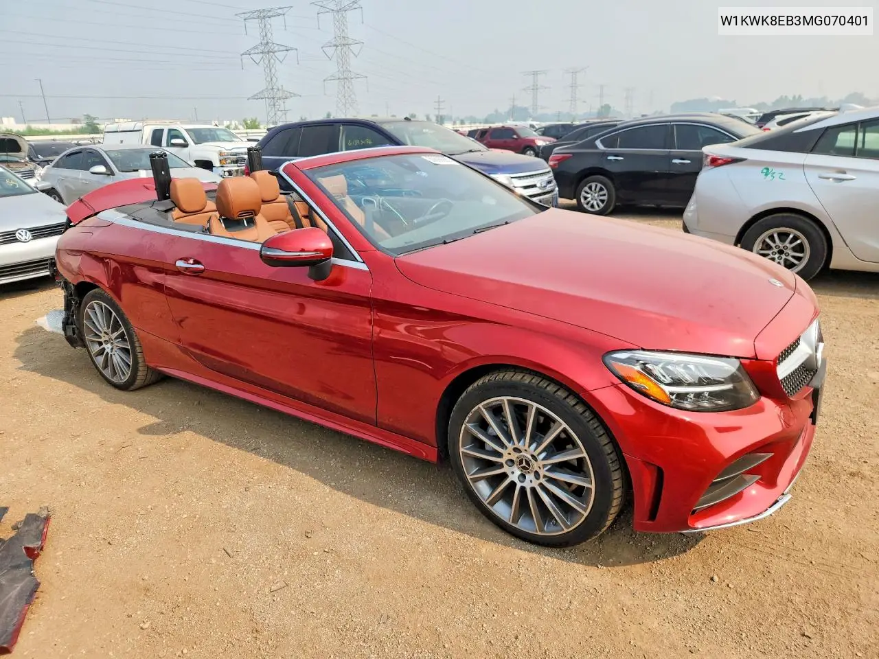 2021 Mercedes-Benz C 300 4Matic VIN: W1KWK8EB3MG070401 Lot: 60690926