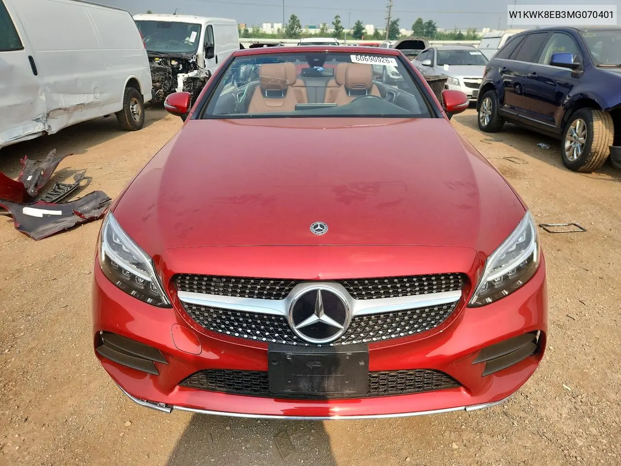 2021 Mercedes-Benz C 300 4Matic VIN: W1KWK8EB3MG070401 Lot: 60690926