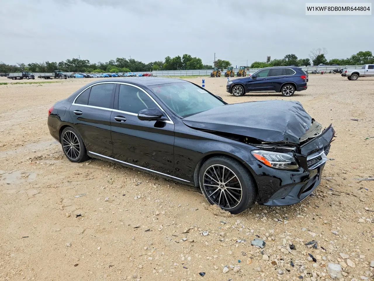 2021 Mercedes-Benz C 300 VIN: W1KWF8DB0MR644804 Lot: 60970186