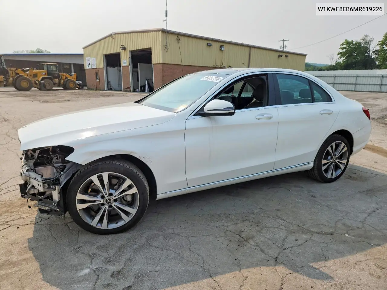 2021 Mercedes-Benz C 300 4Matic VIN: W1KWF8EB6MR619226 Lot: 61057706