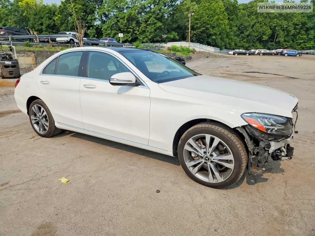 2021 Mercedes-Benz C 300 4Matic VIN: W1KWF8EB6MR619226 Lot: 61057706