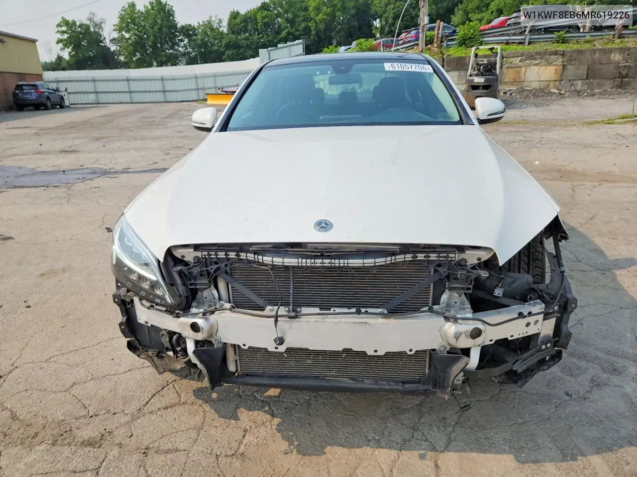 2021 Mercedes-Benz C 300 4Matic VIN: W1KWF8EB6MR619226 Lot: 61057706