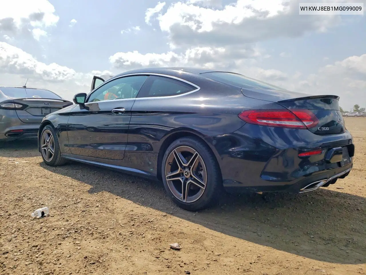 2021 Mercedes-Benz C 300 4Matic VIN: W1KWJ8EB1MG099009 Lot: 61396886