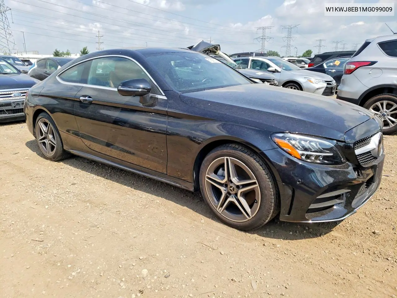 2021 Mercedes-Benz C 300 4Matic VIN: W1KWJ8EB1MG099009 Lot: 61396886