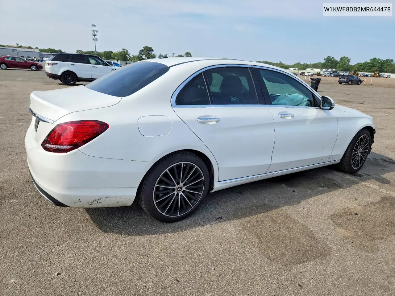 2021 Mercedes-Benz C 300 VIN: W1KWF8DB2MR644478 Lot: 61524126