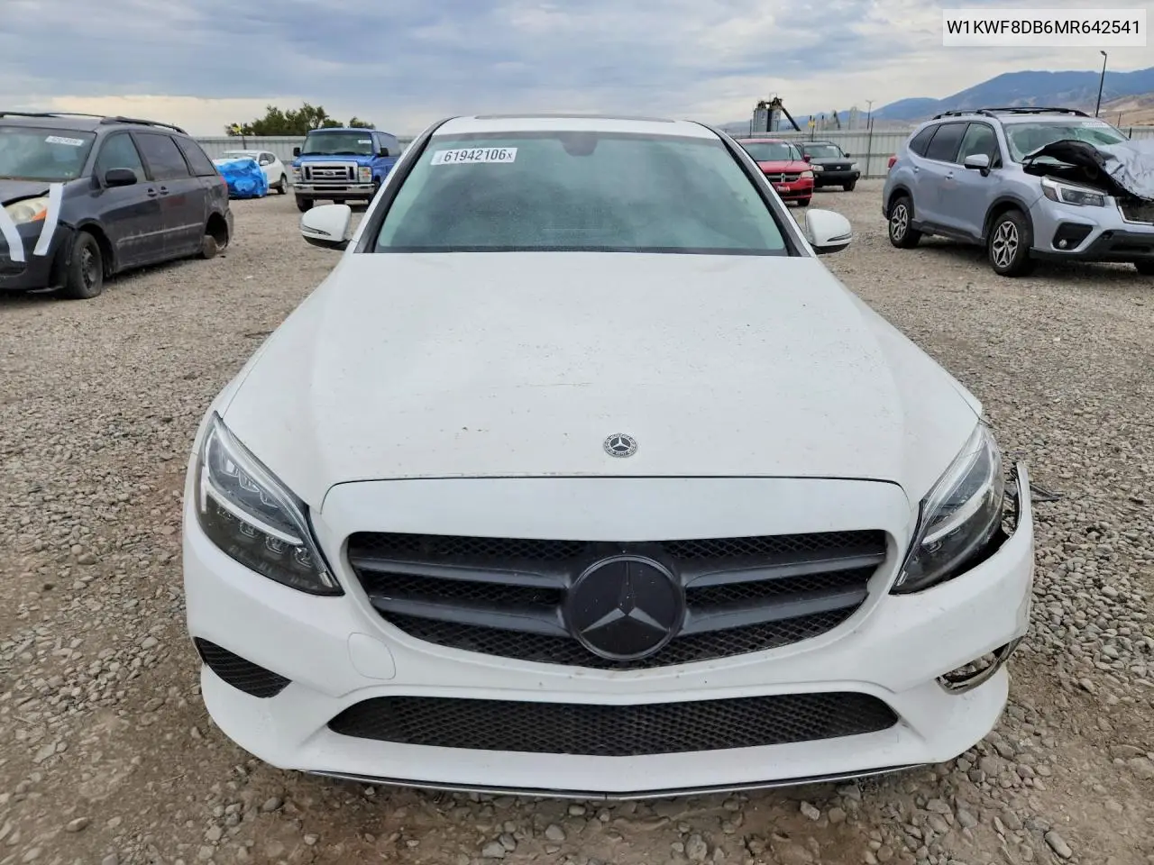 2021 Mercedes-Benz C 300 VIN: W1KWF8DB6MR642541 Lot: 61942106