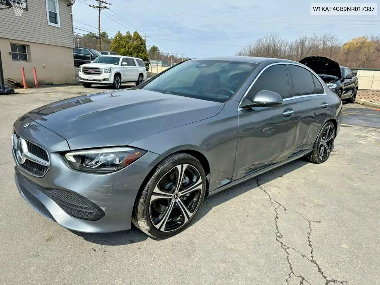 2022 Mercedes-Benz C 300 VIN: W1KAF4GB9NR017387 Lot: 46769596