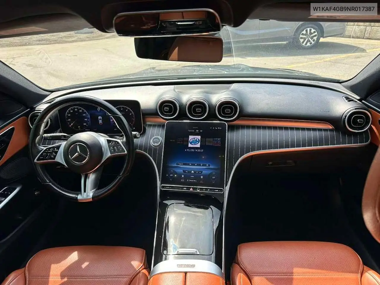 2022 Mercedes-Benz C 300 VIN: W1KAF4GB9NR017387 Lot: 46769596