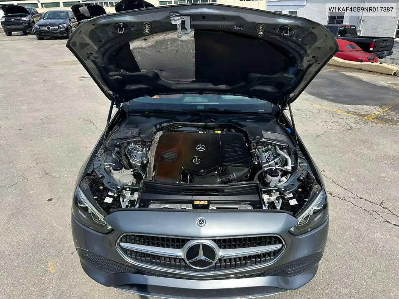 2022 Mercedes-Benz C 300 VIN: W1KAF4GB9NR017387 Lot: 46769596