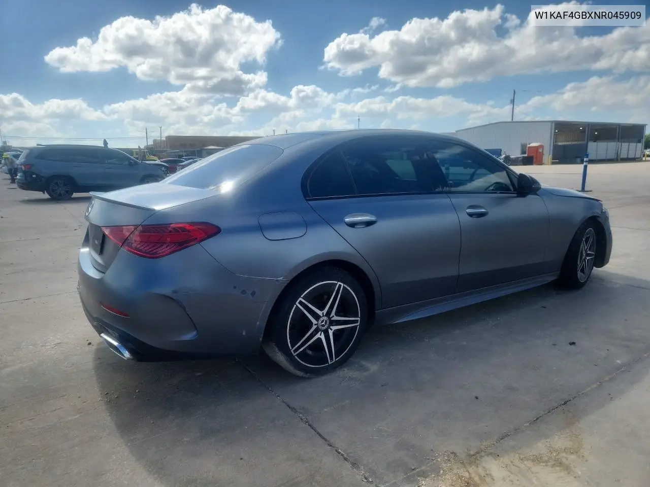 2022 Mercedes-Benz C 300 VIN: W1KAF4GBXNR045909 Lot: 56796976