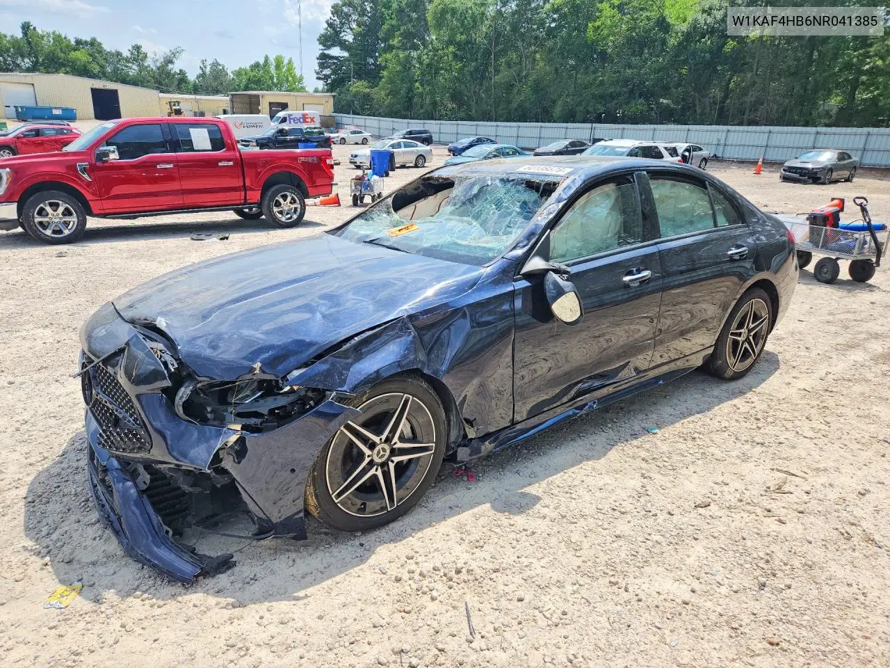 2022 Mercedes-Benz C 300 4Matic VIN: W1KAF4HB6NR041385 Lot: 60186676