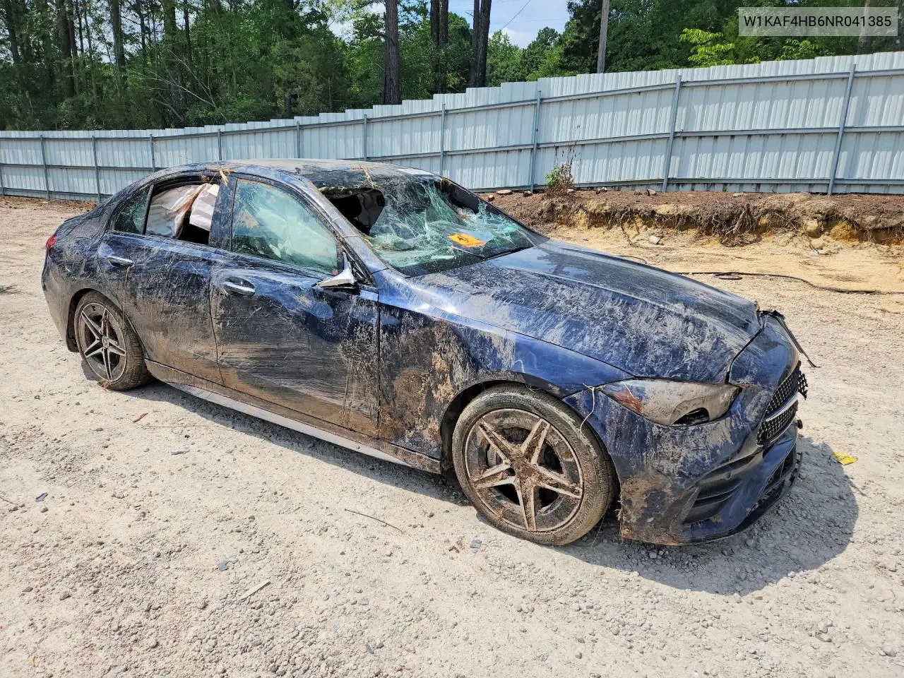 2022 Mercedes-Benz C 300 4Matic VIN: W1KAF4HB6NR041385 Lot: 60186676