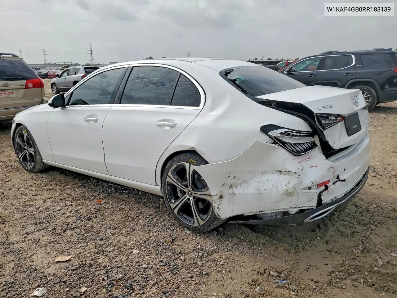 2024 Mercedes-Benz C 300 VIN: W1KAF4GB0RR183139 Lot: 60720256