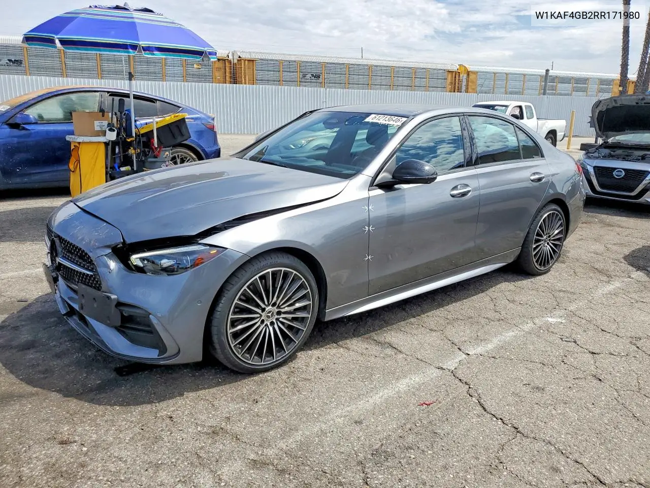 2024 Mercedes-Benz C 300 VIN: W1KAF4GB2RR171980 Lot: 61213646