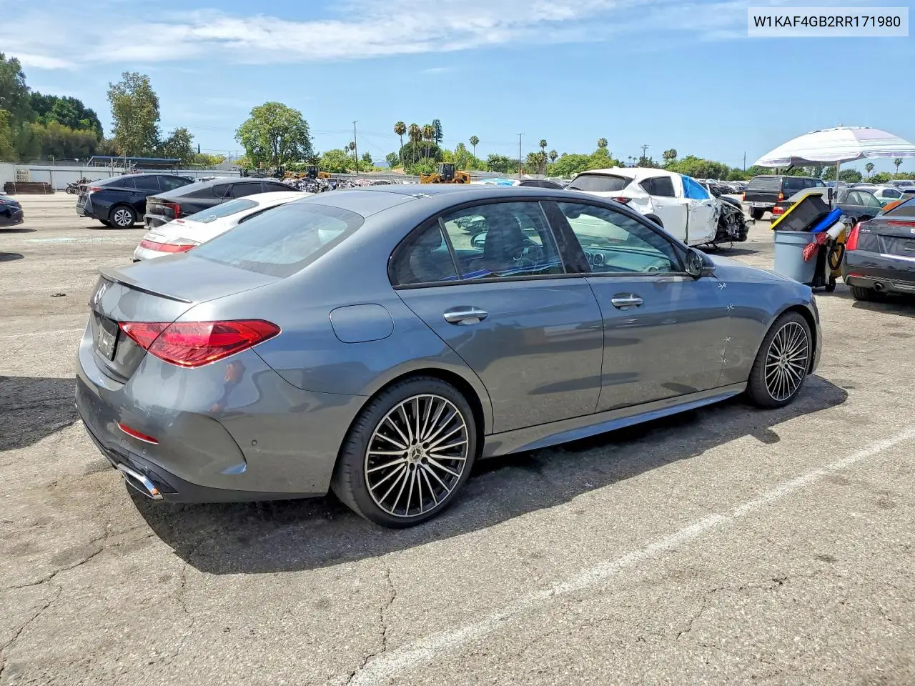 2024 Mercedes-Benz C 300 VIN: W1KAF4GB2RR171980 Lot: 61213646