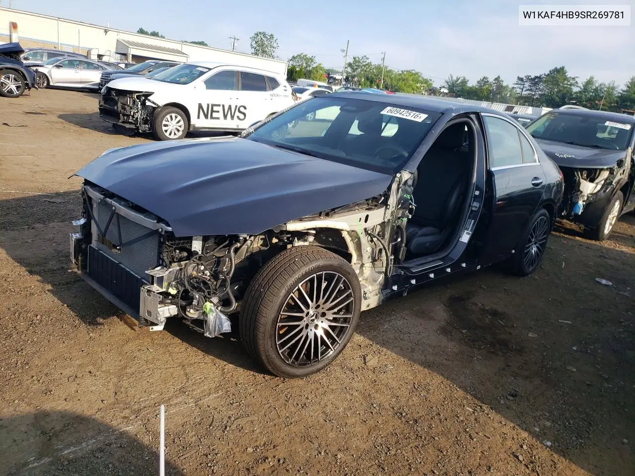 2025 Mercedes-Benz C 300 4Matic VIN: W1KAF4HB9SR269781 Lot: 60942516