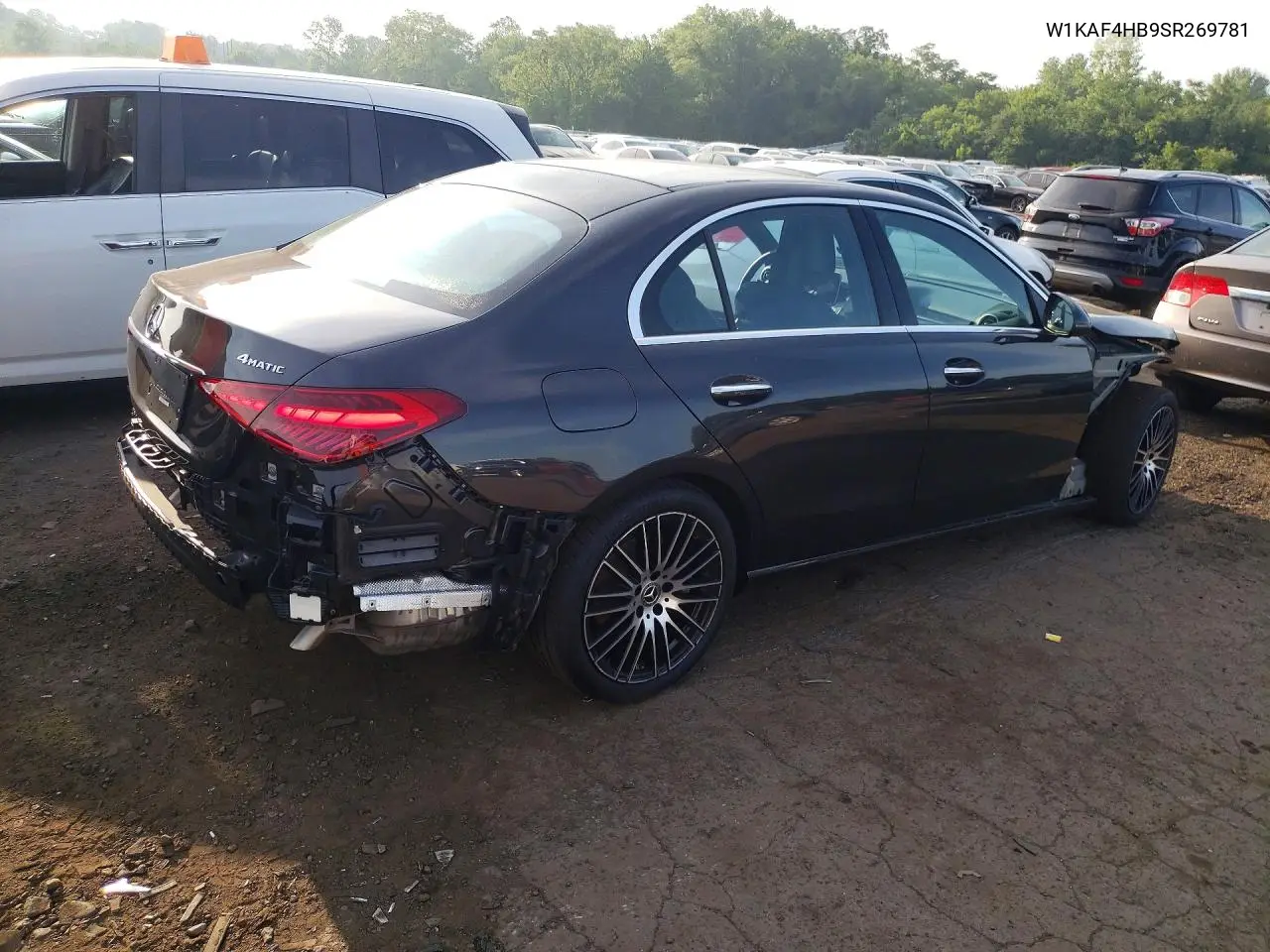 2025 Mercedes-Benz C 300 4Matic VIN: W1KAF4HB9SR269781 Lot: 60942516