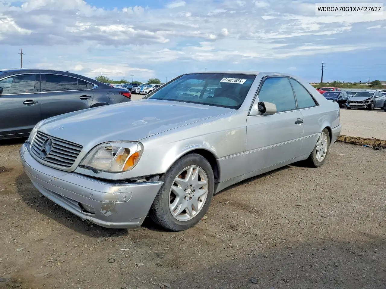 1999 Mercedes-Benz Cl 500 VIN: WDBGA70G1XA427627 Lot: 61423686