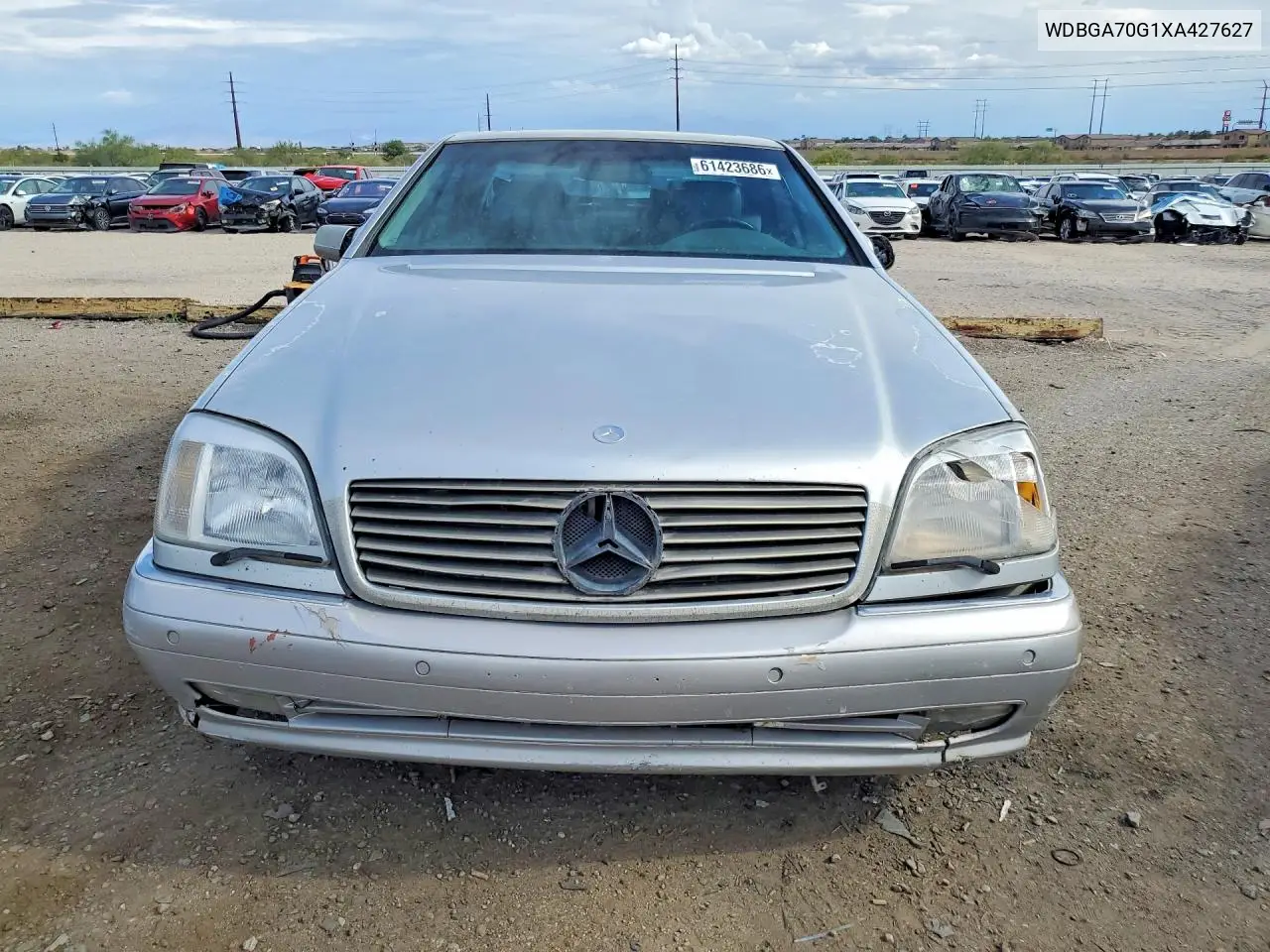 1999 Mercedes-Benz Cl 500 VIN: WDBGA70G1XA427627 Lot: 61423686