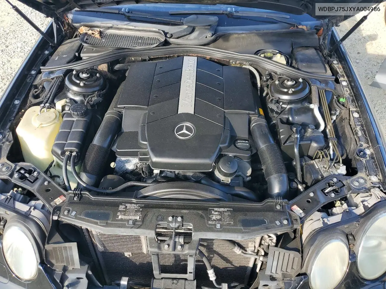 2000 Mercedes-Benz Cl 500 VIN: WDBPJ75JXYA004986 Lot: 49302056
