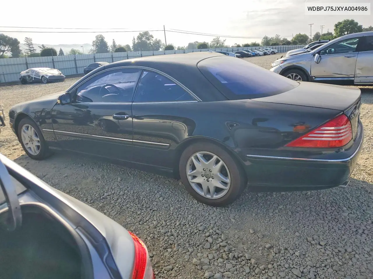 2000 Mercedes-Benz Cl 500 VIN: WDBPJ75JXYA004986 Lot: 49302056