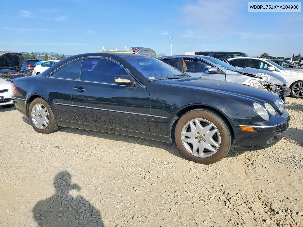 2000 Mercedes-Benz Cl 500 VIN: WDBPJ75JXYA004986 Lot: 49302056
