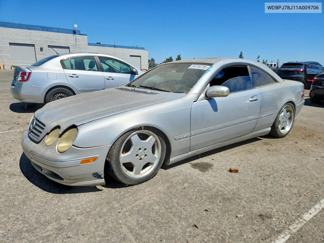 2001 Mercedes-Benz Cl 600 VIN: WDBPJ78J11A009706 Lot: 59739736