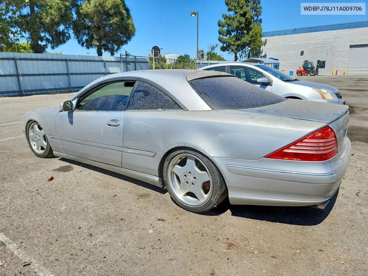 2001 Mercedes-Benz Cl 600 VIN: WDBPJ78J11A009706 Lot: 59739736