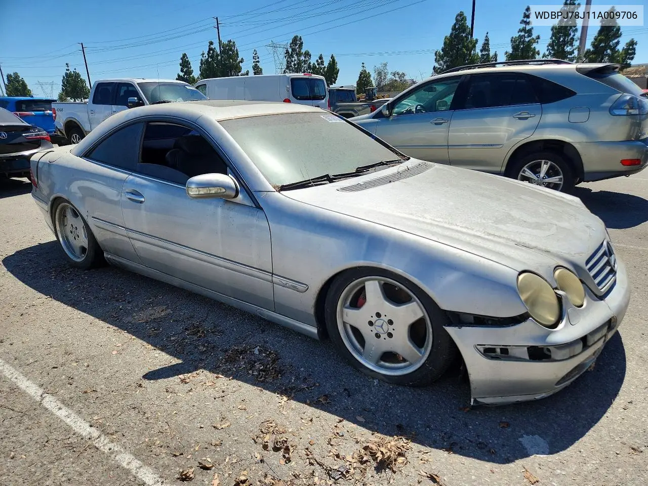 2001 Mercedes-Benz Cl 600 VIN: WDBPJ78J11A009706 Lot: 59739736