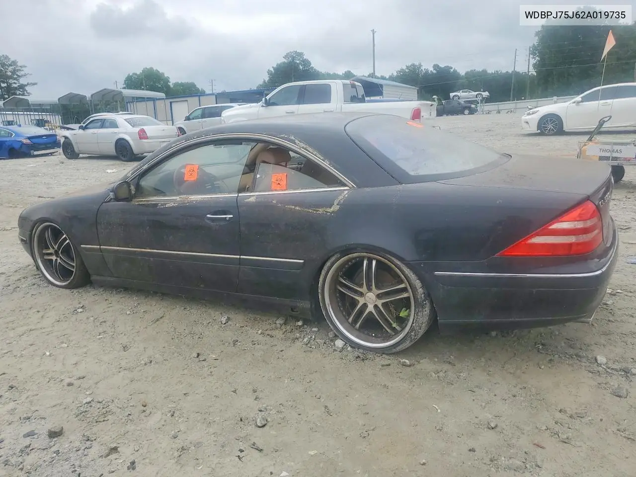 2002 Mercedes-Benz Cl 500 VIN: WDBPJ75J62A019735 Lot: 57682116
