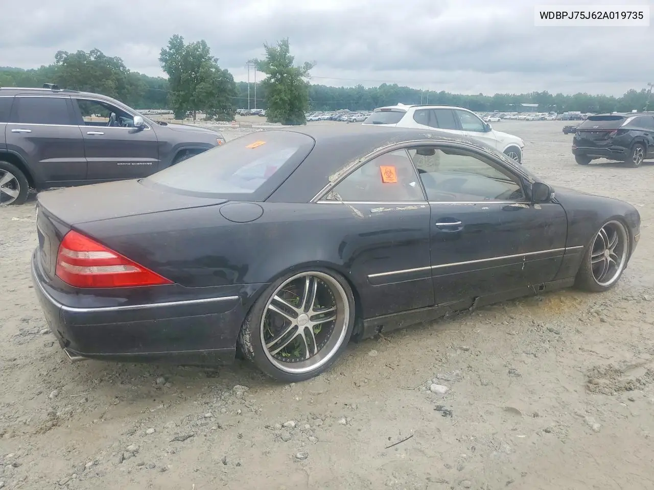 2002 Mercedes-Benz Cl 500 VIN: WDBPJ75J62A019735 Lot: 57682116
