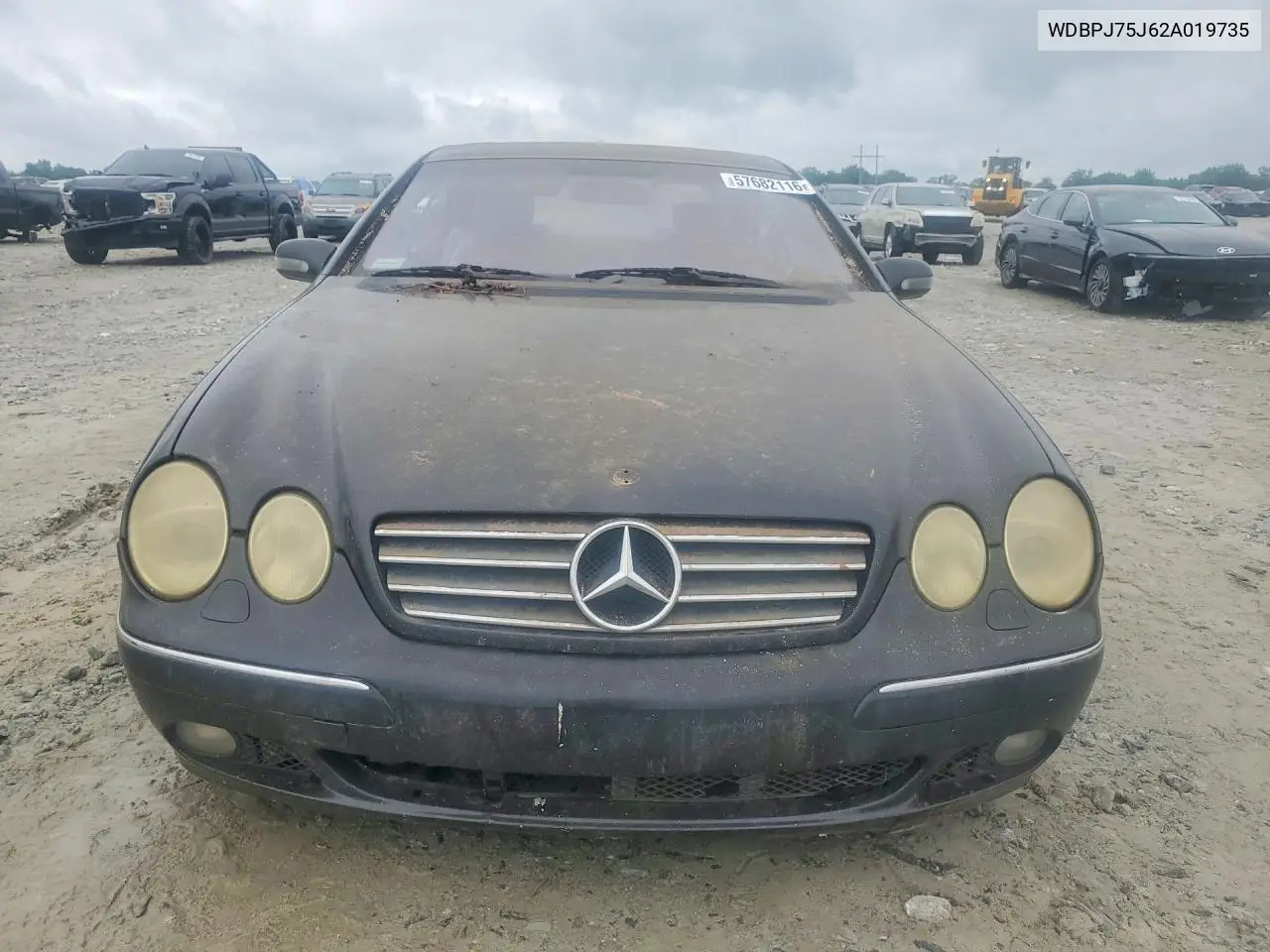 2002 Mercedes-Benz Cl 500 VIN: WDBPJ75J62A019735 Lot: 57682116