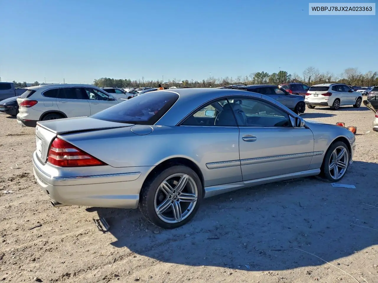 2002 Mercedes-Benz Cl 600 VIN: WDBPJ78JX2A023363 Lot: 73499385