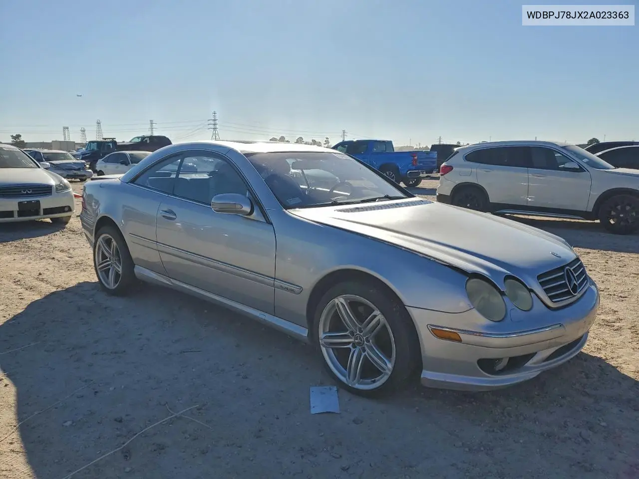 2002 Mercedes-Benz Cl 600 VIN: WDBPJ78JX2A023363 Lot: 73499385