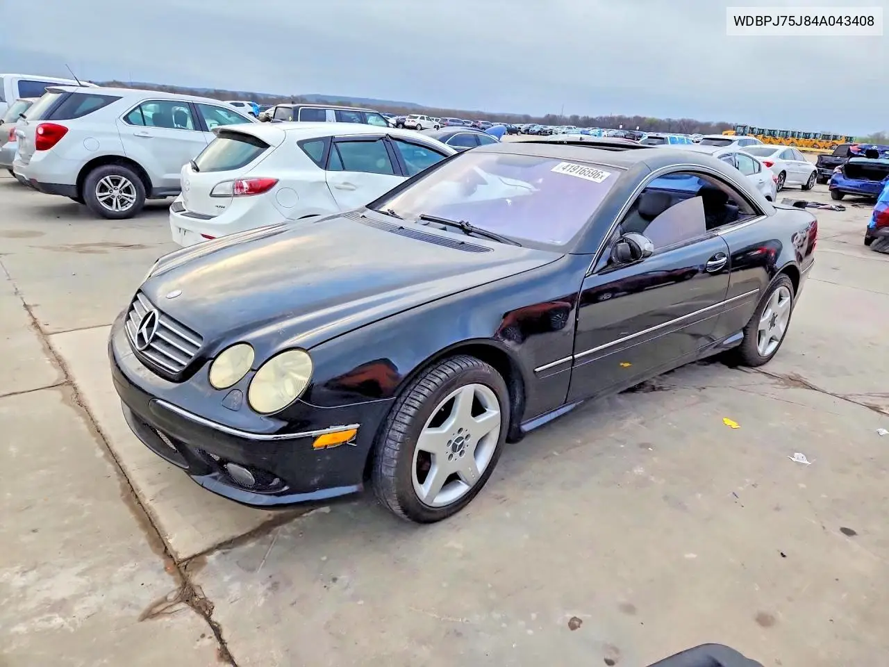 2004 Mercedes-Benz Cl500 VIN: WDBPJ75J84A043408 Lot: 41916596