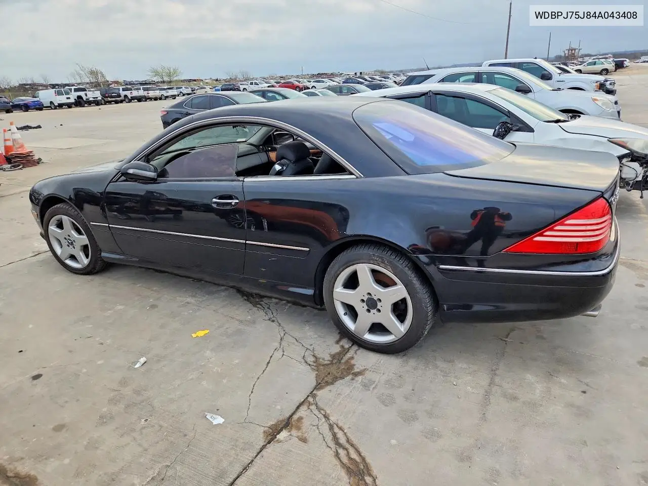 2004 Mercedes-Benz Cl500 VIN: WDBPJ75J84A043408 Lot: 41916596