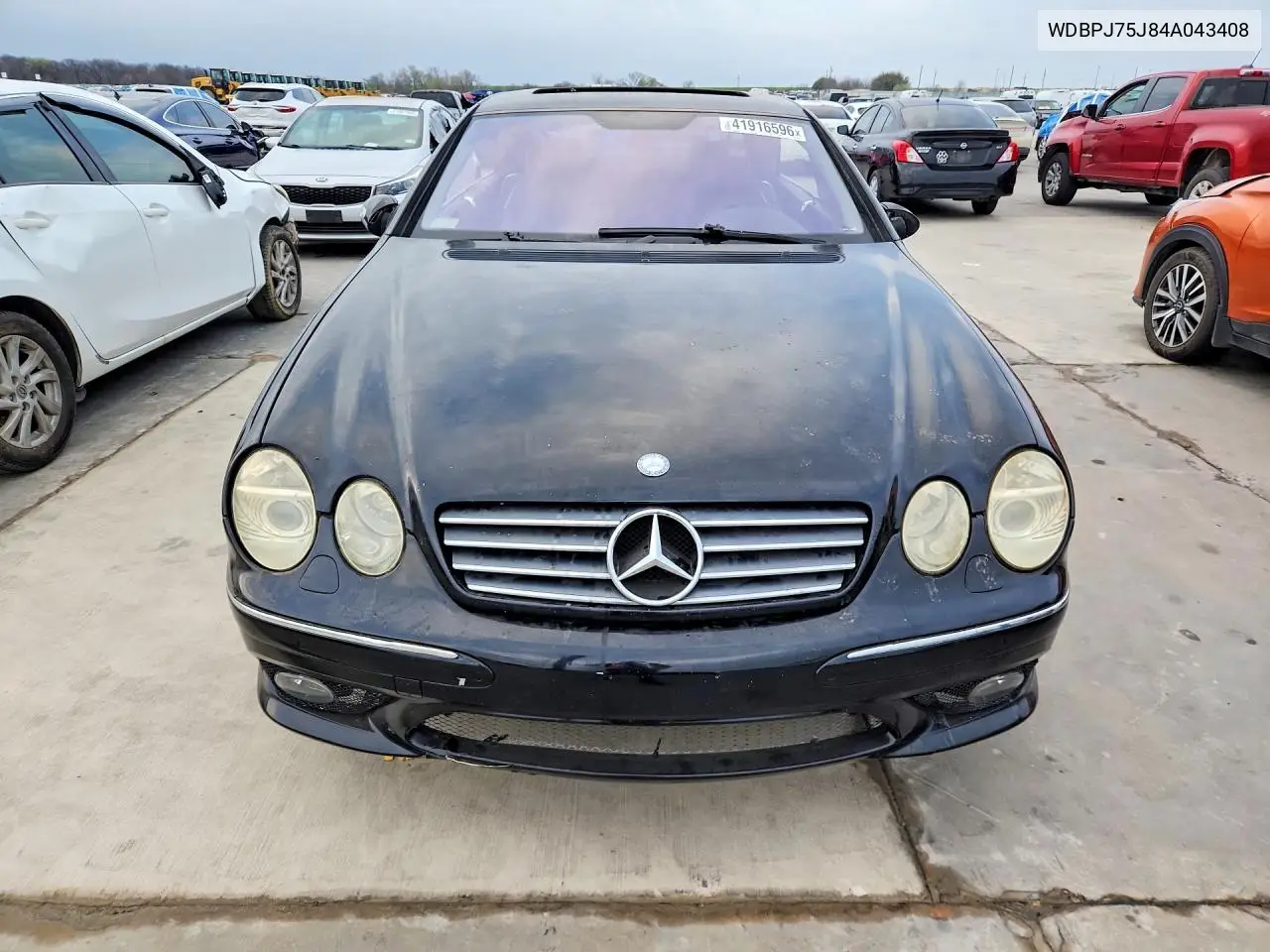 2004 Mercedes-Benz Cl500 VIN: WDBPJ75J84A043408 Lot: 41916596