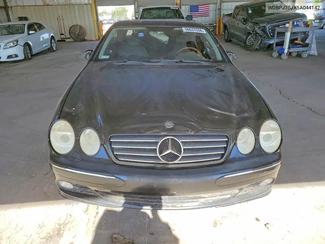 2005 Mercedes-Benz Cl 500 VIN: WDBPJ75JX5A044142 Lot: 56637556